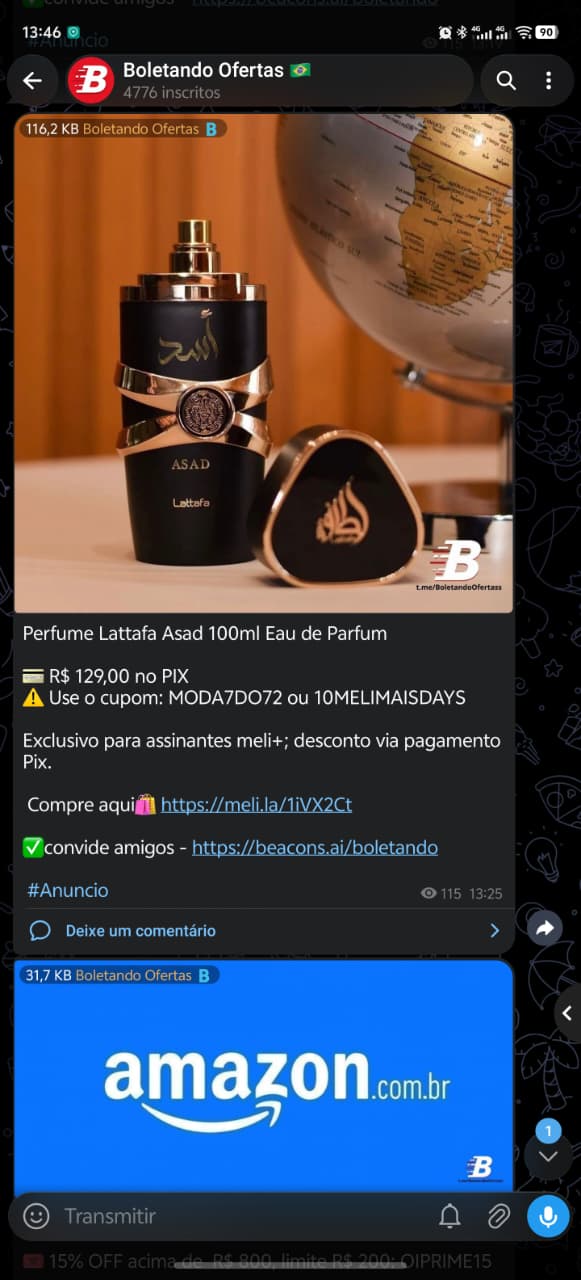 Todos os cupons disponíveis